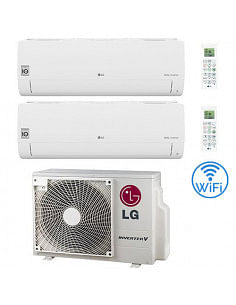 Climatizzatore Condizionatore LG Winner R32 Wifi Dual Split Dual Inverter 9000 + 12000 BTU con U.E. MU3R21 NOVITÁ Classe A+++...