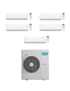 Climatizzatore Condizionatore Hisense Hi Comfort Wifi R32 Penta Split Inverter 9000 + 9000 + 9000 + 9000 + 12000 BTU con U.E.... 2