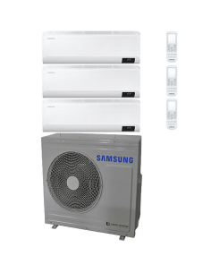 Climatizzatore Condizionatore Samsung CEBU + Windfree Avant R32 Wifi Trial Split Inverter 9000 + 12000 + 18000 BTU con U.E. A... 2