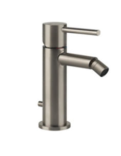 Gessi VIA TORTONA miscelatore bidet, con scarico e flessibili di collegamento, finitura finox brushed nickel 18607/149 - Clim...