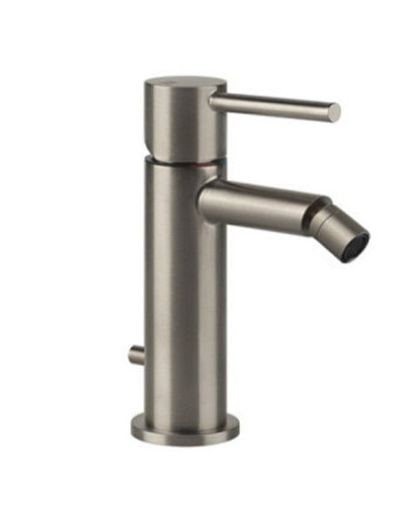 Gessi VIA TORTONA miscelatore bidet, con scarico e flessibili di collegamento, finitura finox brushed nickel 18607/149 - Clim...