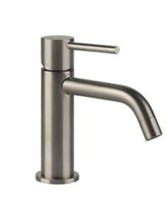 Gessi VIA TORTONA miscelatore lavabo con scarico e flessibili di collegamento, finitura finitura finox brushed nickel 18601/1...