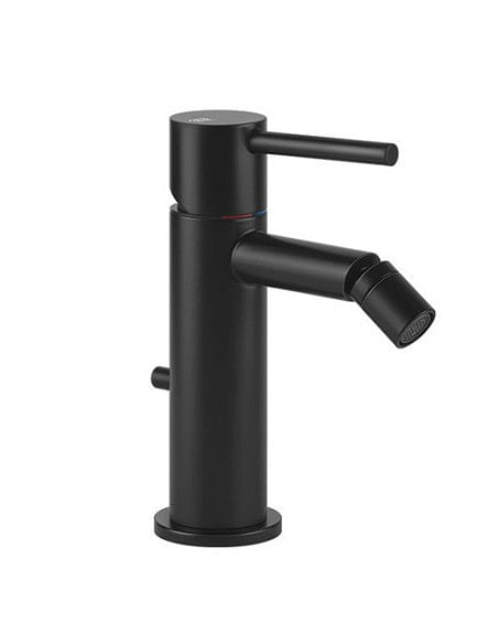 Gessi VIA TORTONA miscelatore bidet, con scarico e flessibili di collegamento, finitura black 18607/299 - Climaway