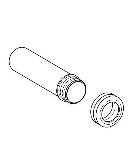 Canotto Grohe di collegamento per vasi sospesi o filoparete per 37104K - 42250000 - Climaway