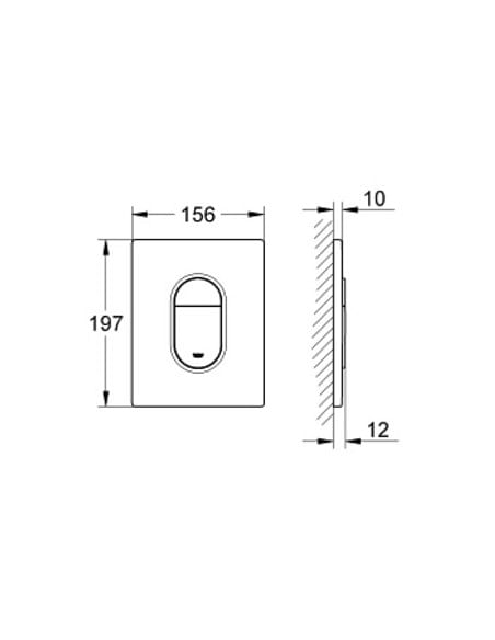 Piastra Cromo Arena Cosmopolitan Grohe per cassetta incasso - 38844000 - Climaway