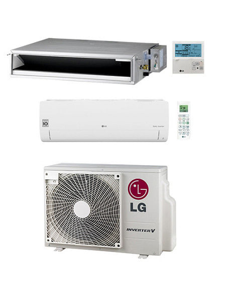 Climatizzatore Condizionatore LG Canalizzabile + Split R32 Dual Split Inverter 7000 + 12000 BTU con U.E. MU2R17 NOVITÁ Classe...