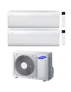 Climatizzatore Condizionatore Samsung Windfree Elite S2 R32 Wifi Dual Split Inverter 9000 + 9000 BTU con U.E. AJ050TXJ2KG/EU ... 2