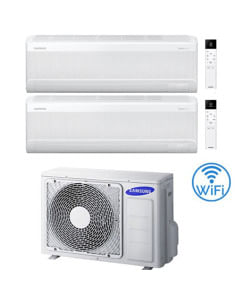 Climatizzatore Condizionatore Samsung Windfree Elite S2 R32 Wifi Dual Split Inverter 7000 + 9000 BTU con U.E. AJ040TXJ2KG/EU ...