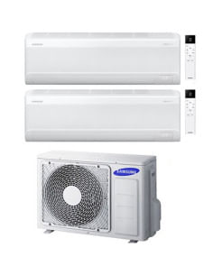 Climatizzatore Condizionatore Samsung Windfree Avant S2 R32 Wifi Dual Split Inverter 7000 + 9000 BTU con U.E. AJ050TXJ2KG/EU ... 2