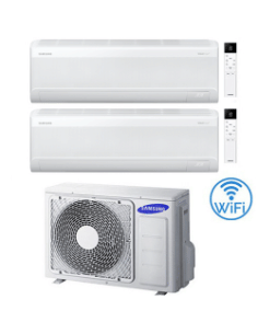 Climatizzatore Condizionatore Samsung Windfree Avant S2 R32 Wifi Dual Split Inverter 12000 + 12000 BTU con U.E. AJ050TXJ2KG/E...