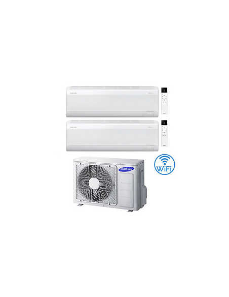 Climatizzatore Condizionatore Samsung Windfree Avant S2 R32 Wifi Dual Split Inverter 12000 + 12000 BTU con U.E. AJ050TXJ2KG/E...