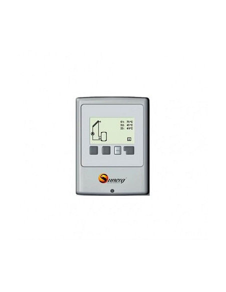 Kit solare termico SUNERG circolazione forzata per 2/3 persone con struttura per 2 collettori 2,00 mq + bollitore 200 litri c...