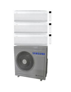 Climatizzatore Condizionatore Samsung Windfree Elite S2 R32 Wifi Trial Split Inverter 9000 + 9000 + 9000 BTU con U.E. AJ068TX... 2