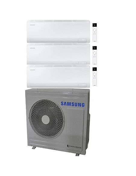 Climatizzatore Condizionatore Samsung CEBU S2 R32 Wifi Trial Split Inverter 7000 + 7000 + 18000 BTU con U.E. AJ068TXJ3KG/EU N...