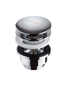 Piletta di scarico Jacuzzi click-clack universale per bidet - lavabo cromo 1751051JA01 - Climaway