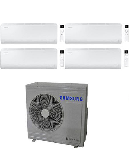 Climatizzatore Condizionatore Samsung CEBU S2 R32 Wifi Quadri Split Inverter 7000 + 7000 + 7000 + 7000 BTU con U.E. AJ080TXJ4...