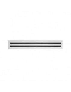 Diffusore lineare a 2 feritoie con deflettori a lame fisse lunghezza 1000mm - Climaway