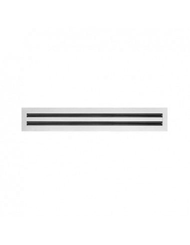 Diffusore lineare a 2 feritoie con deflettori a lame fisse lunghezza 1000mm - Climaway
