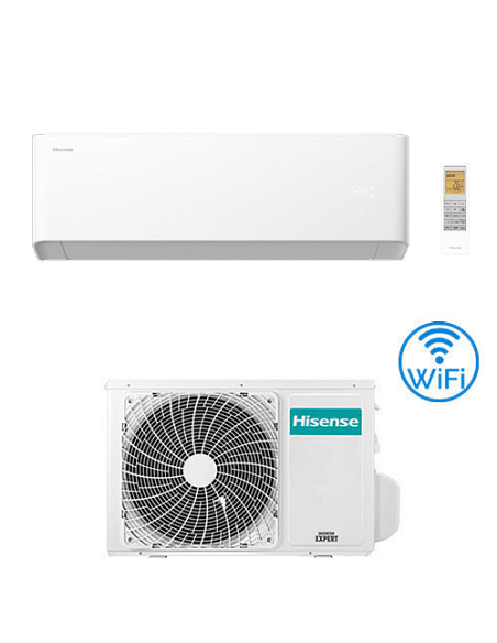 Climatizzatore Condizionatore Hisense Uni HB R32 Wifi 24000 BTU HB70KW0AG INVERTER Classe A++/A++ NOVITA' 2025 - Climaway