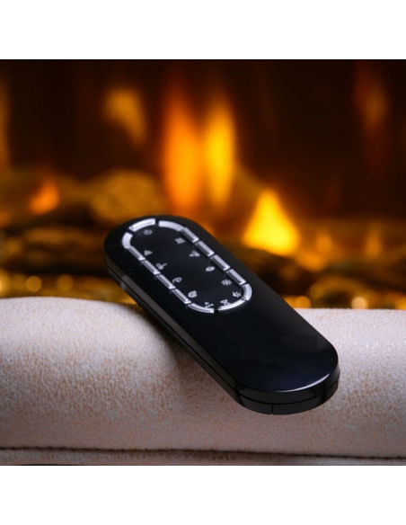 Caminetto elettrico a led MaisonFire serie Ignite Bold 74 cm 188 con legna ceramica - Riscaldamento : 1-2 Kw - Climaway
