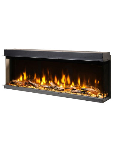 Caminetto elettrico a led MaisonFire serie Ignite Bold 74 cm 188 con legna ceramica - Riscaldamento : 1-2 Kw - Climaway