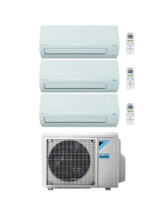 Climatizzatore Condizionatore Daikin SIESTA Wi-Fi Trial Split 9000 + 9000 + 12000 BTU con U.E. 3AMXF52A Classe A++/A+ - Climaway 2