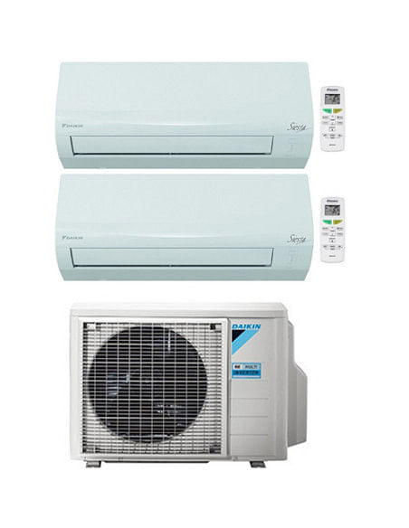 Climatizzatore Condizionatore Daikin SIESTA Wi-Fi Dual Split 9000 + 12000 BTU con U.E. 2AMXF40A Classe A++/A+ - Climaway