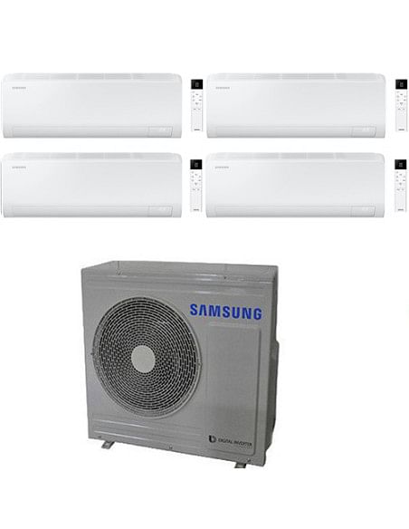 Climatizzatore Condizionatore Samsung CEBU S2 R32 Wifi Quadri Split Inverter 9000 + 9000 + 18000 + 18000 BTU con U.E. AJ100TX...