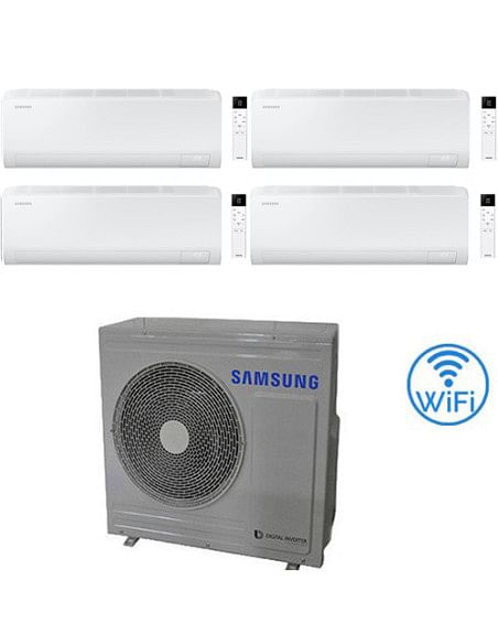 Climatizzatore Condizionatore Samsung CEBU S2 R32 Wifi Quadri Split Inverter 9000 + 9000 + 18000 + 18000 BTU con U.E. AJ100TX...