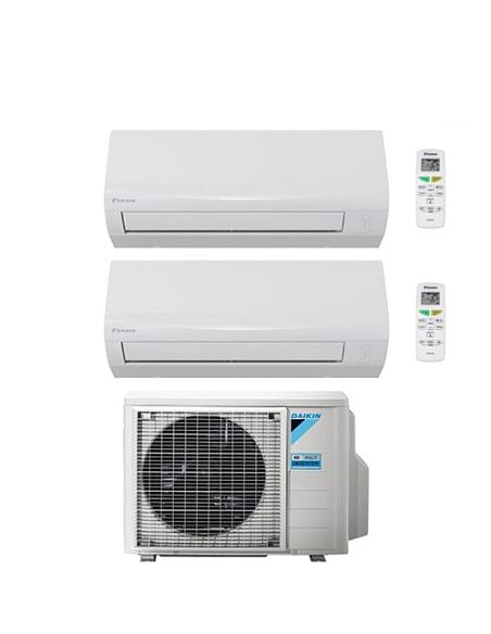 Climatizzatore GARANZIA ITALIA Daikin SENSIRA Wifi opzionale Dual Split 7000 + 12000 BTU con U.E. 2MXF50A Classe A++/A+ - Cli...