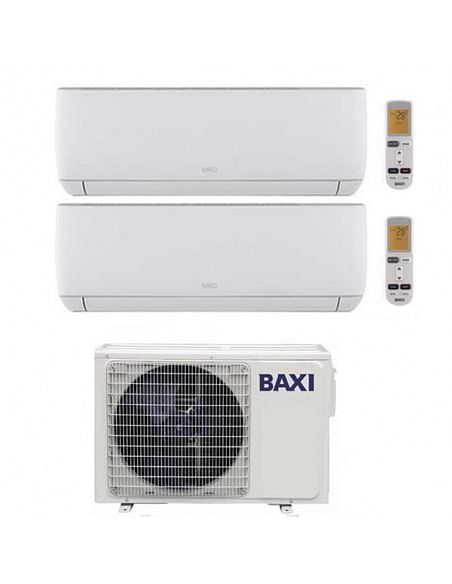 Climatizzatore Condizionatore Baxi Astra Dual Split Inverter 7000 + 7000 BTU con U.E. LSGT40-2M Classe A++/A+ - Climaway