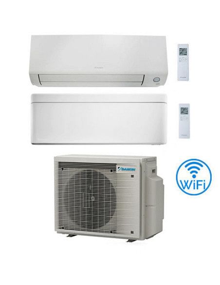 Climatizzatore GARANZIA ITALIA Daikin Perfera All Seasons + Stylish Wifi Dual Split Inverter 7000 + 12000 con U.E. 2MXM50A9 C...