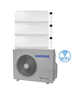 Climatizzatore Condizionatore Samsung CEBU S2 R32 Wifi Trial Split Inverter 12000 + 12000 + 12000 BTU con U.E. AJ068TXJ3KG/EU...