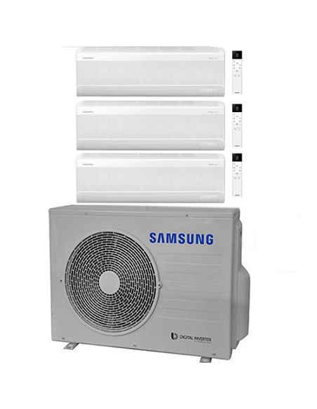 Climatizzatore Condizionatore Samsung Windfree Elite S2 R32 Wifi Trial Split Inverter 7000 + 9000 + 12000 BTU con U.E. AJ068T...