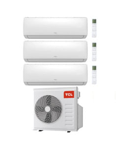 Climatizzatore Condizionatore TCL Elite serie F Wifi R32 Trial Split Inverter 9000 + 9000 + 18000 BTU con U.E. MT2730 Classe ... 2
