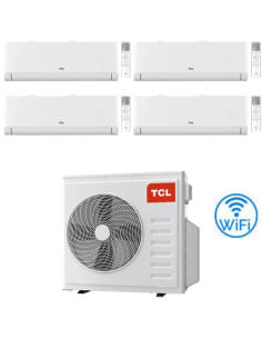 Climatizzatore Condizionatore TCL BreezeIN serie P5 Wifi R32 Quadri Split Inverter 9000 + 9000 + 9000 + 12000 BTU con U.E. MT...