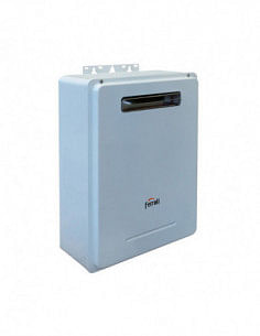 Scaldacqua Scaldabagno murale a gas Ferroli Externo 16 NG ( Tipo Rinnai ) di tipo Low NOx per installazioni esterne senza con...