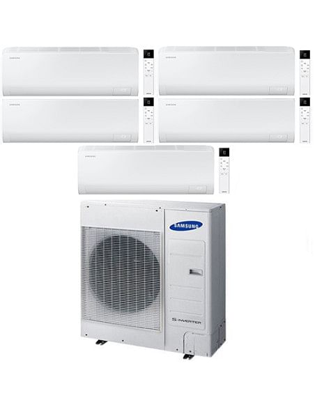 Climatizzatore Condizionatore Samsung CEBU S2 R32 Wifi Penta Split Inverter 9000 + 9000 + 9000 + 9000 + 9000 BTU con U.E. AJ1...