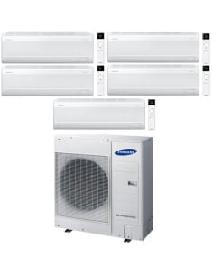 Climatizzatore Condizionatore Samsung WINDFREE AVANT S2 R32 Wifi Penta Split Inverter 7000 + 7000 + 7000 + 12000 + 18000 BTU ... 2