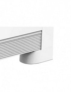 Kit piedini Design Ideal Clima per Skudo adatti all'ancoraggio pavimento (coppia) TPDS01 - Climaway