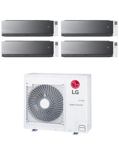 Climatizzatore Condizionatore LG Artcool Mirror AI Air R32 Wifi Quadri Split inverter 9000 + 9000 + 12000 + 12000 BTU con U.E... 2