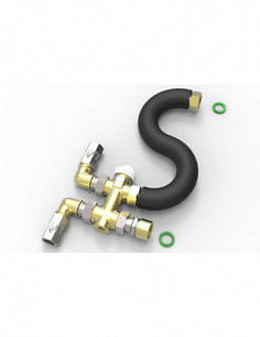 Kit collegamento idraulico Ideal Clima Skudo e valvola a 3 vie deviatrice motorizzabile TGCL02 - Climaway