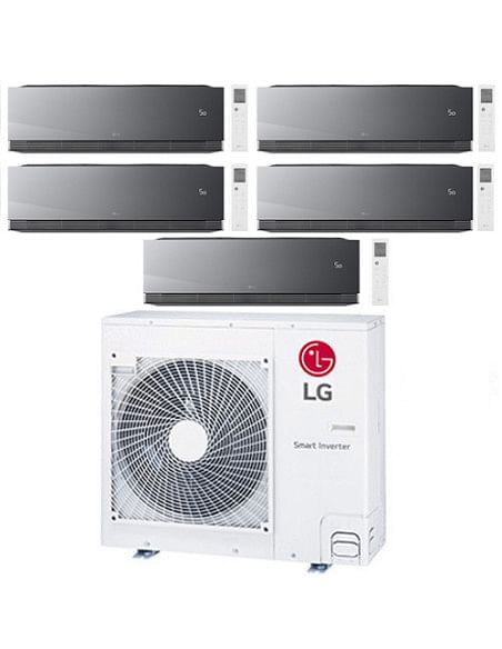Climatizzatore Condizionatore LG Artcool Mirror AI Air R32 Wifi Penta Split inverter 9000 + 9000 + 9000 + 9000 + 9000 BTU con...