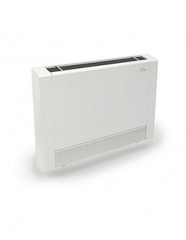Ventilconvettore a pavimento Ideal Clima Fan Coil Slim - Sottile Skudo 800 Dc Inverter Bianco TSM08D con comando digitale a b...