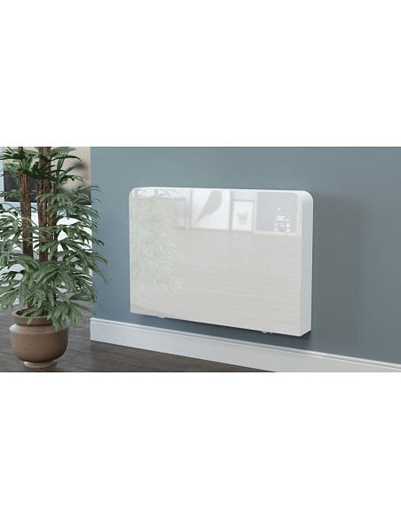Ventilconvettore a pavimento da arredo Ideal Clima Fan Coil Slim - Sottile Glass 400 Dc Inverter Bianco TSG04D Frig. Max 1.65...