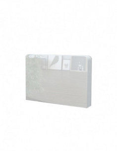 Ventilconvettore a pavimento da arredo Ideal Clima Fan Coil Slim - Sottile Glass 600 Dc Inverter Bianco TSG06D Pot. Frig. Max...