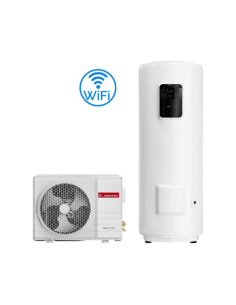 Scaldacqua a pompa di calore a pavimento Ariston Nuos Split Wi-Fi ER FS 3069763 da 270 litri Gas R-134A per produzione ACS Cl...