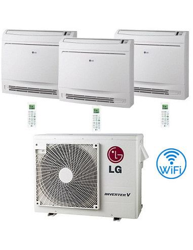 Climatizzatore Condizionatore LG Console WIFI R32 Trial Split Standard Inverter 12000 + 12000 + 12000 BTU con U.E. MU4R25 NOV...