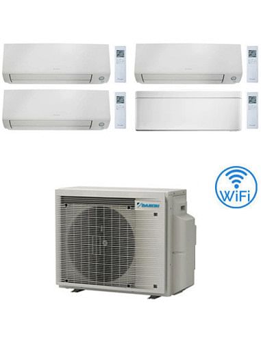 Climatizzatore GARANZIA ITALIA Daikin Perfera All Seasons + Stylish Wifi Quadri Split Inverter 7000 + 7000 + 9000 + 12000 BTU...