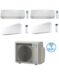 Climatizzatore GARANZIA ITALIA Daikin Perfera All Seasons + EMURA Quadri Split Inverter 7000 + 9000 + 12000 + 12000 BTU con U...